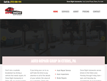 Tablet Screenshot of donerightautoworks.com